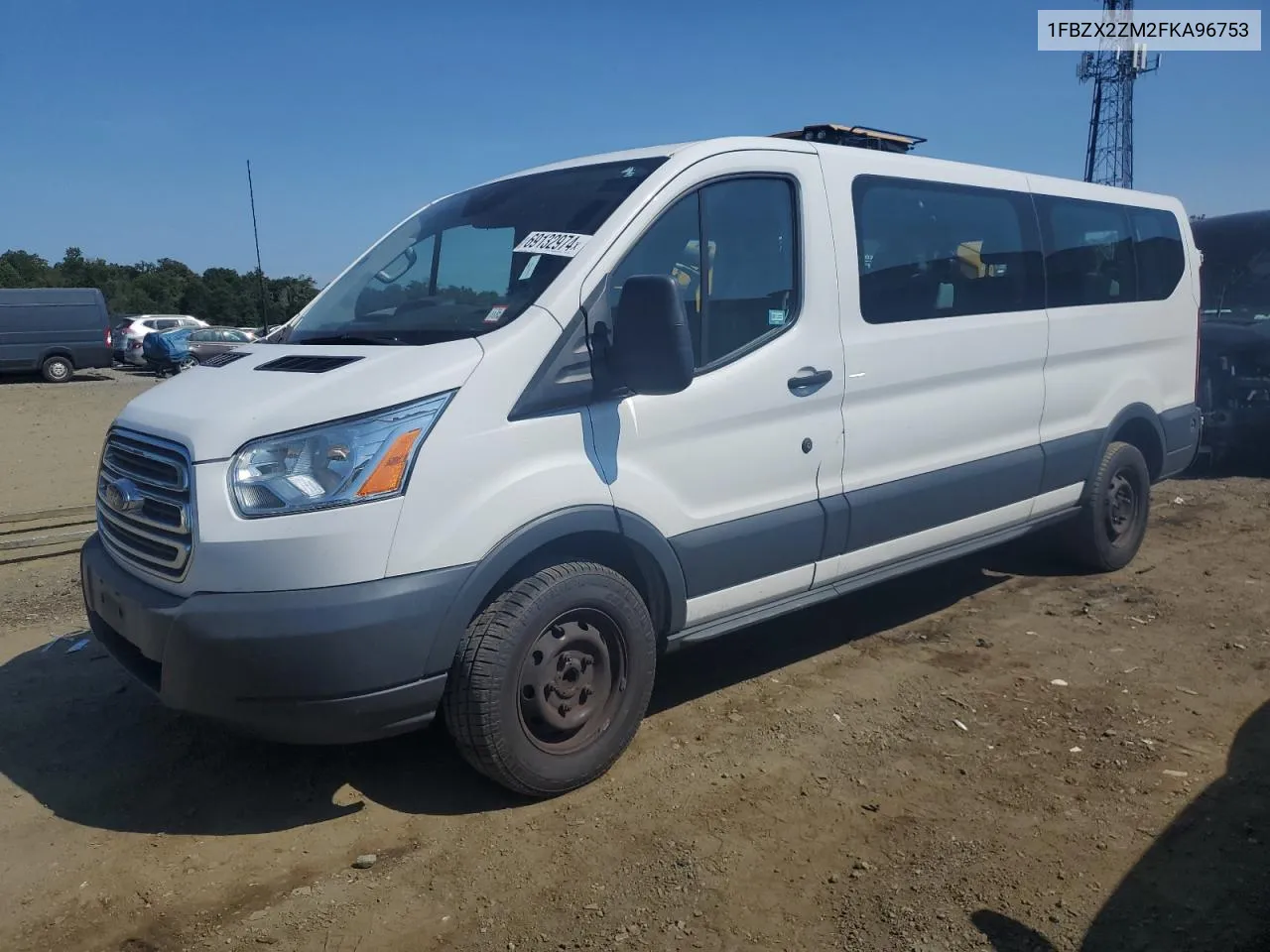 2015 Ford Transit T-350 VIN: 1FBZX2ZM2FKA96753 Lot: 69132974