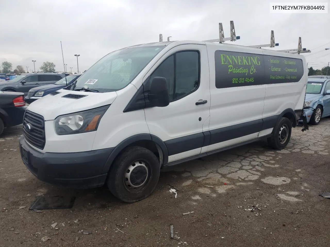 2015 Ford Transit T-150 VIN: 1FTNE2YM7FKB04492 Lot: 70585514