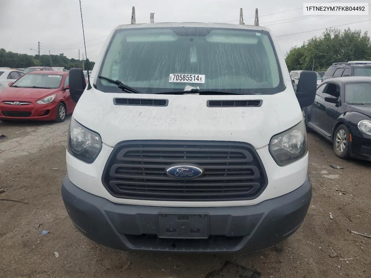 2015 Ford Transit T-150 VIN: 1FTNE2YM7FKB04492 Lot: 70585514