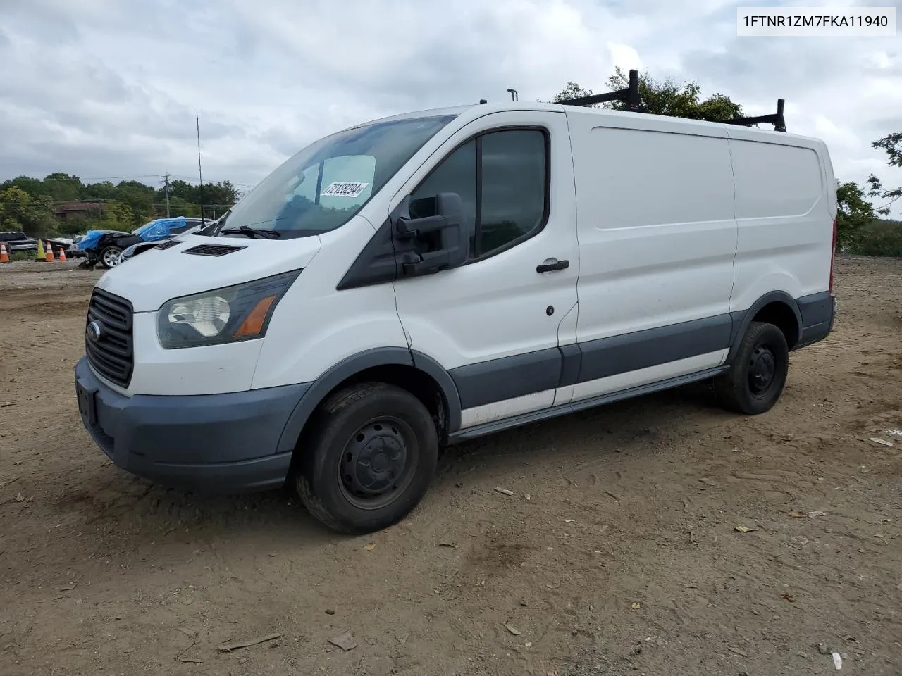 2015 Ford Transit T-250 VIN: 1FTNR1ZM7FKA11940 Lot: 72128294