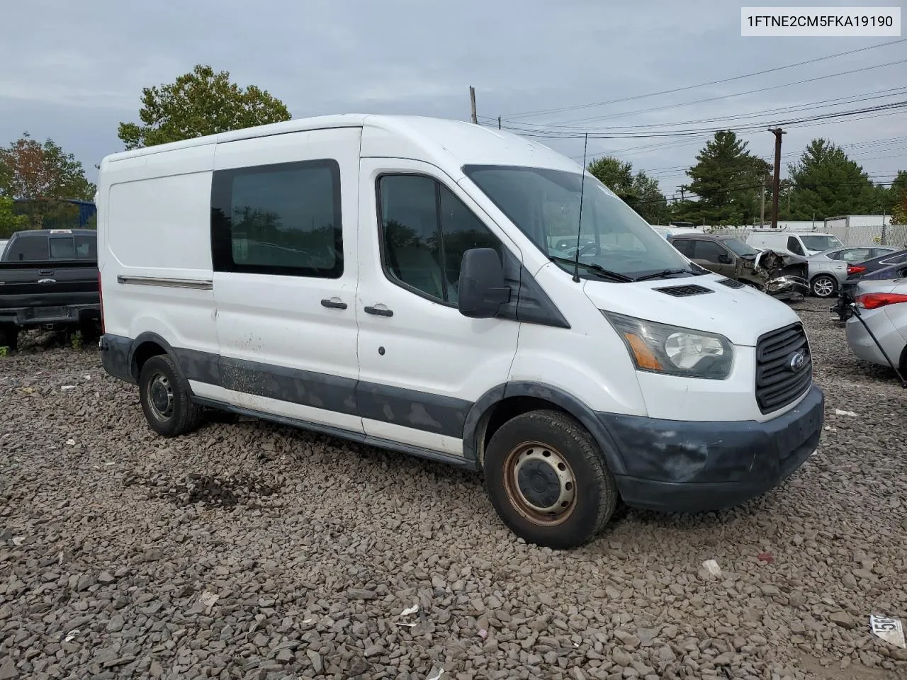 2015 Ford Transit T-150 VIN: 1FTNE2CM5FKA19190 Lot: 72560794