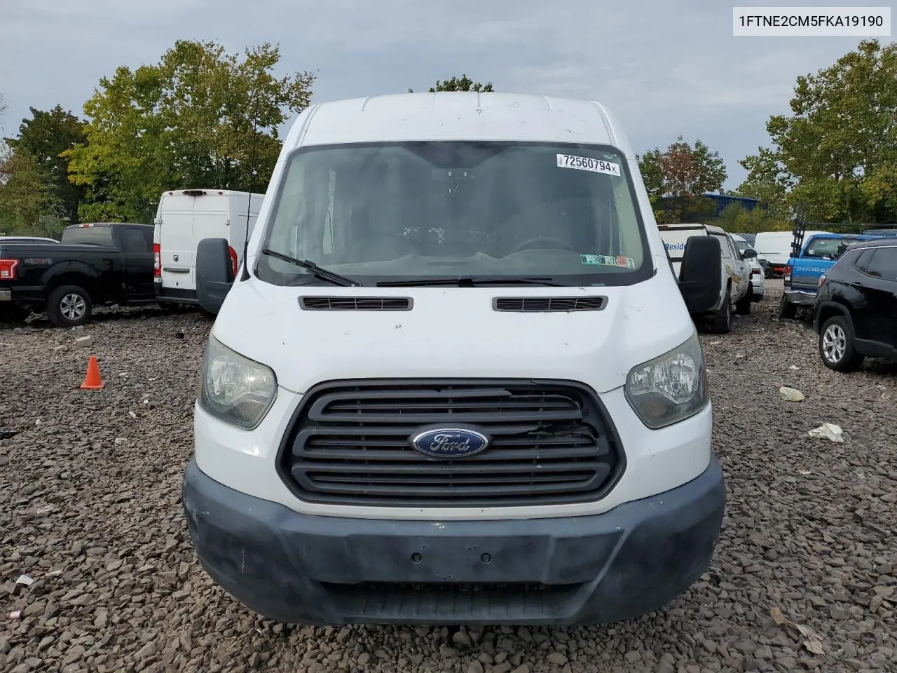 2015 Ford Transit T-150 VIN: 1FTNE2CM5FKA19190 Lot: 72560794