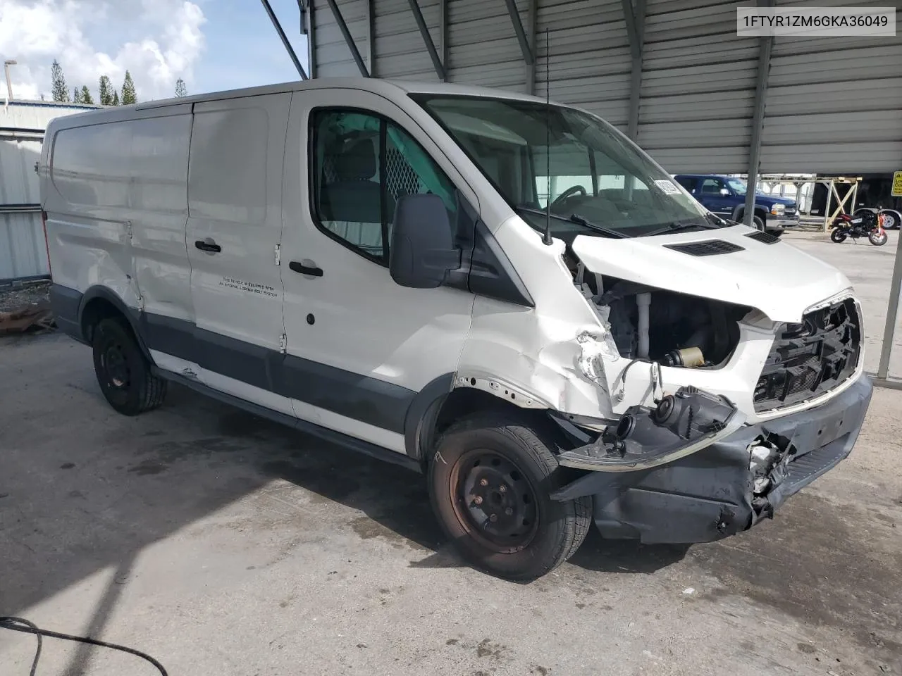 2016 Ford Transit T-250 VIN: 1FTYR1ZM6GKA36049 Lot: 46192294