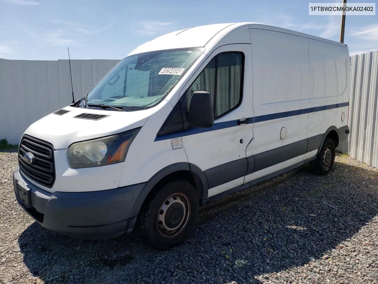 2016 Ford Transit T-350 VIN: 1FTBW2CM6GKA02402 Lot: 49204604