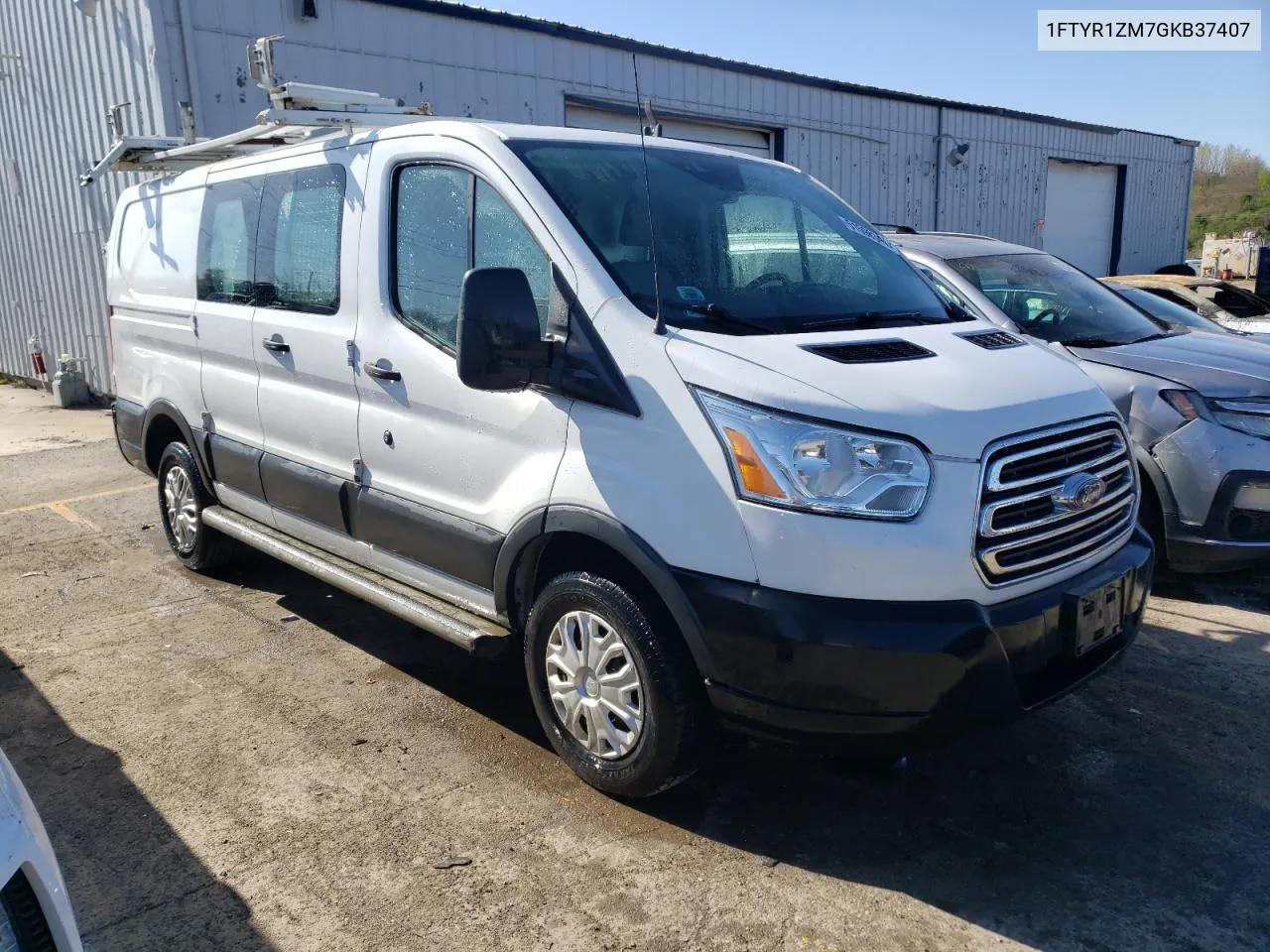 2016 Ford Transit T-250 VIN: 1FTYR1ZM7GKB37407 Lot: 51598344