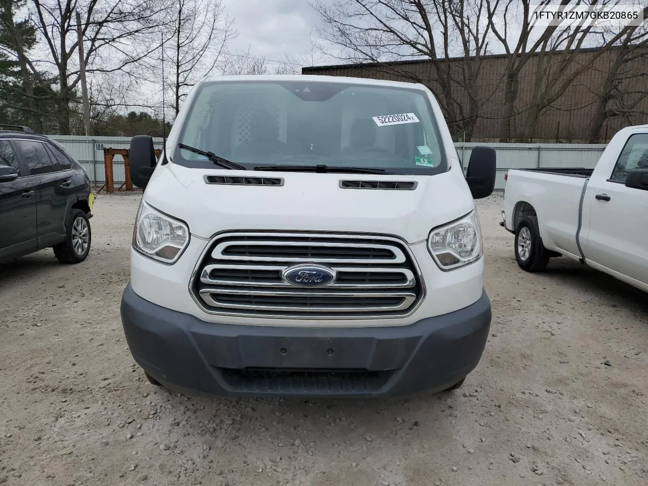 2016 Ford Transit T-250 VIN: 1FTYR1ZM7GKB20865 Lot: 52220024