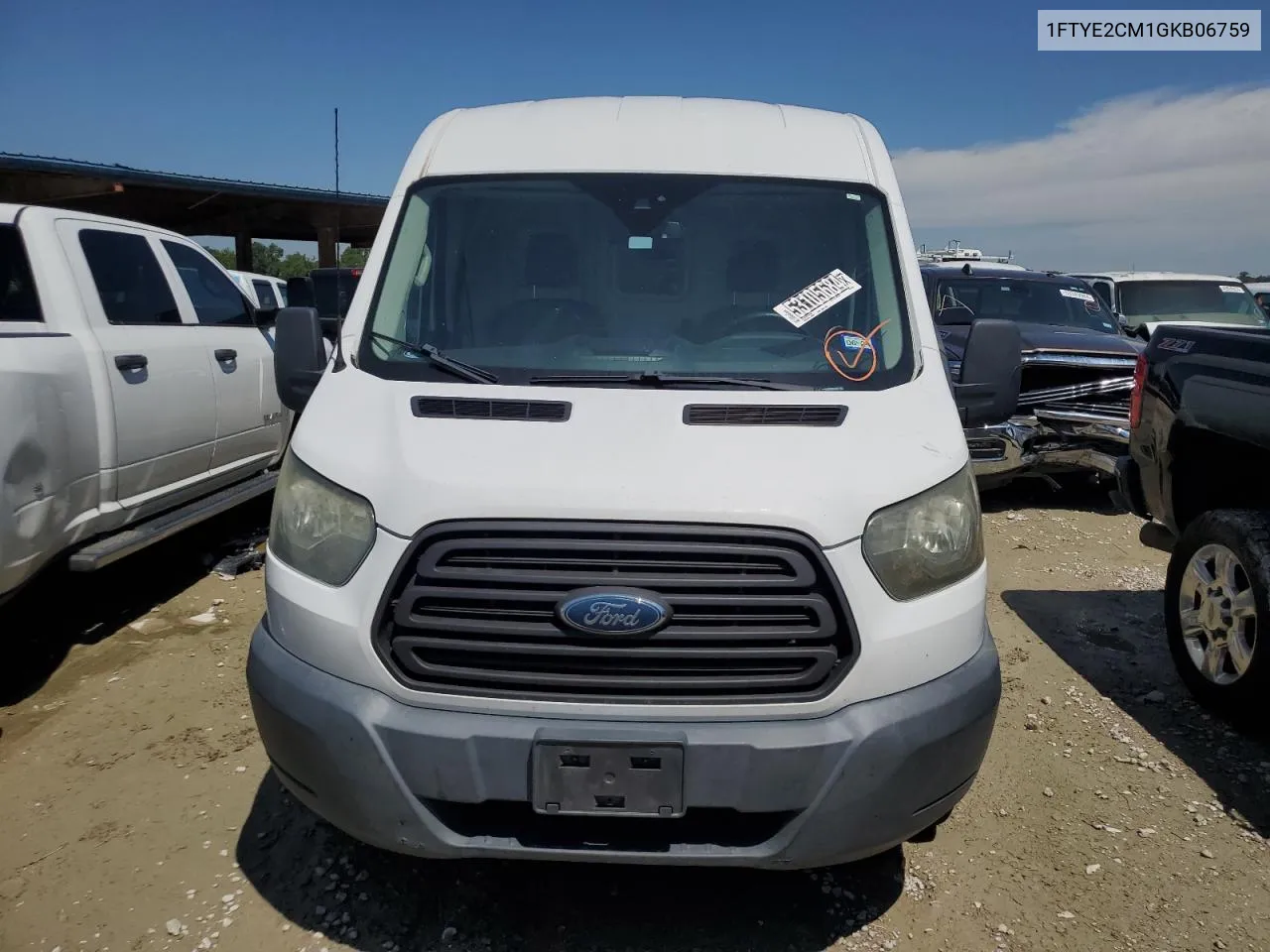 2016 Ford Transit T-150 VIN: 1FTYE2CM1GKB06759 Lot: 53105684