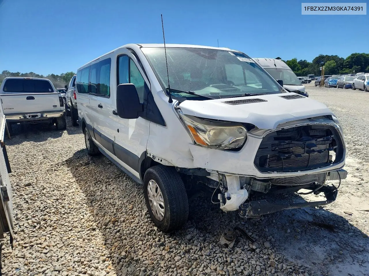1FBZX2ZM3GKA74391 2016 Ford Transit T-350