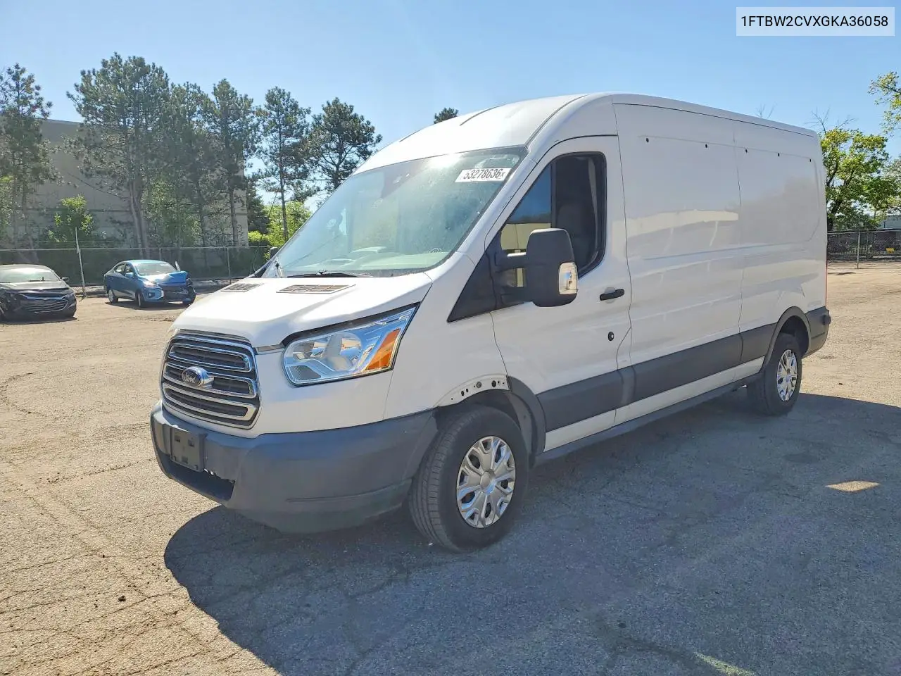 1FTBW2CVXGKA36058 2016 Ford Transit T-350