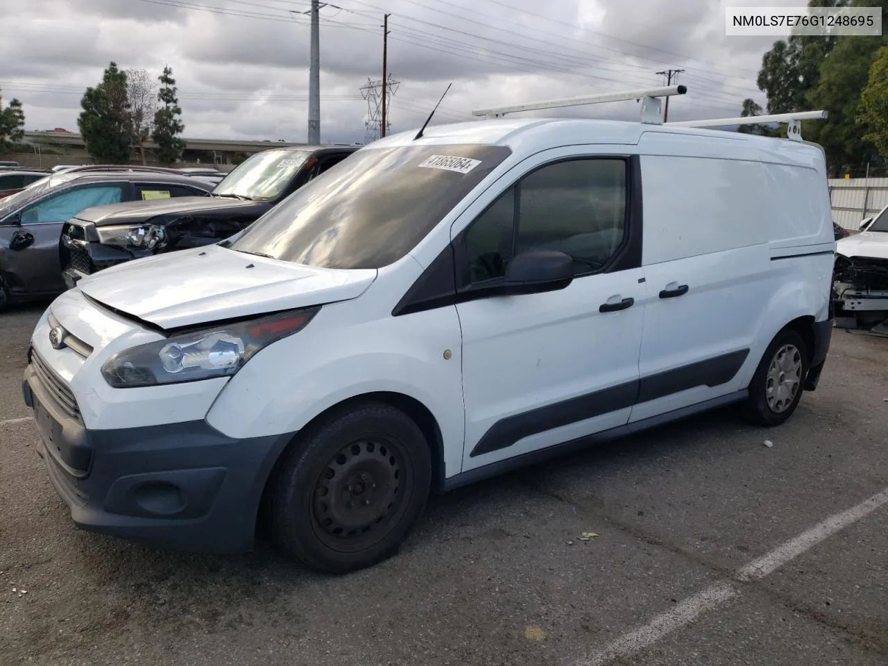 2016 Ford Transit Connect Xl VIN: NM0LS7E76G1248695 Lot: 54090174