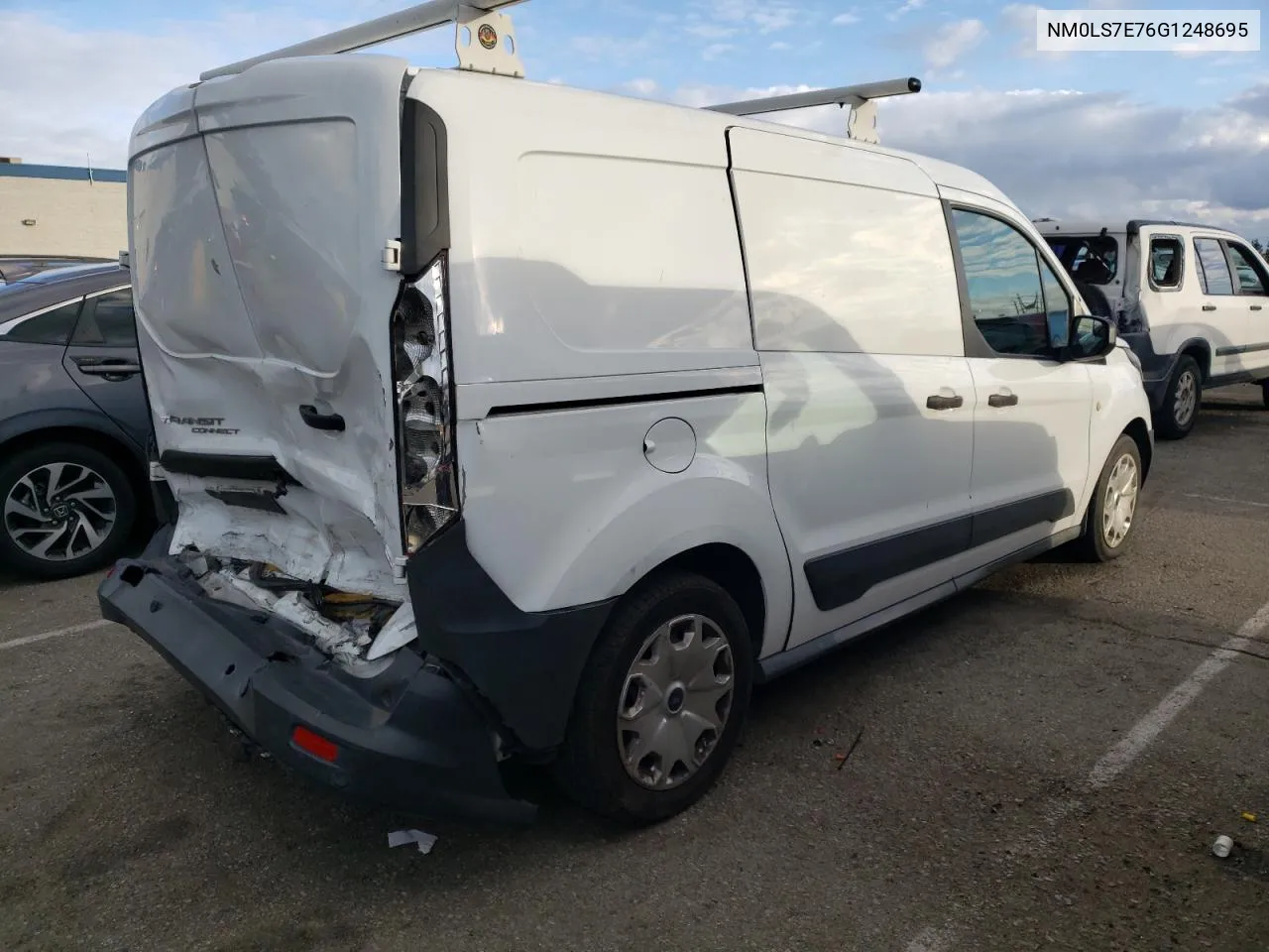 2016 Ford Transit Connect Xl VIN: NM0LS7E76G1248695 Lot: 54090174