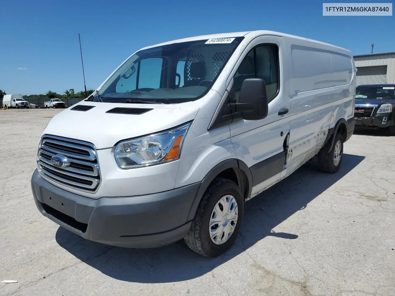 2016 Ford Transit T-250 VIN: 1FTYR1ZM6GKA87440 Lot: 54288974