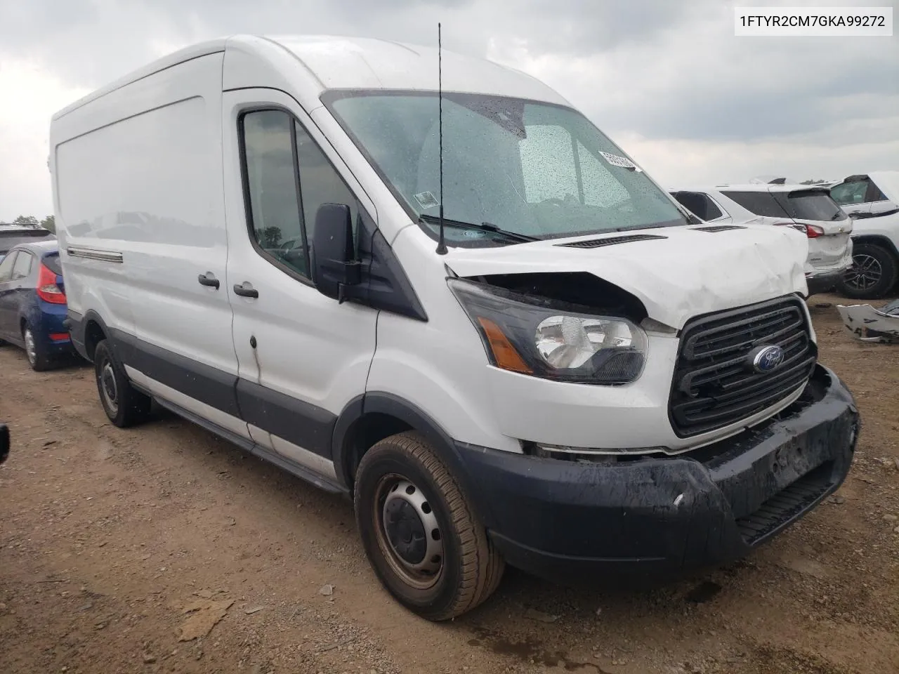 2016 Ford Transit T-250 VIN: 1FTYR2CM7GKA99272 Lot: 55031694