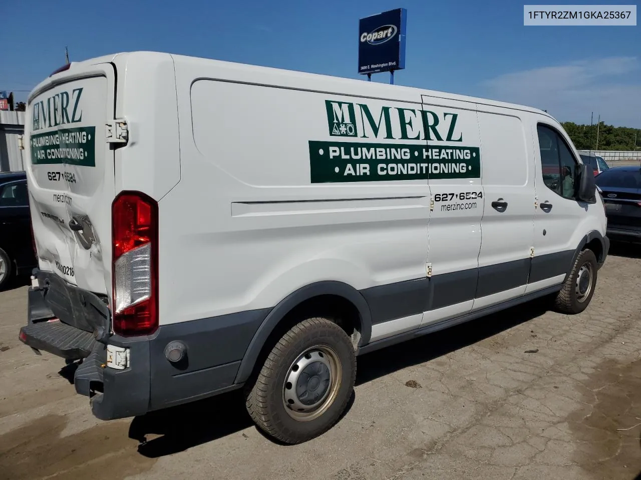 1FTYR2ZM1GKA25367 2016 Ford Transit T-250