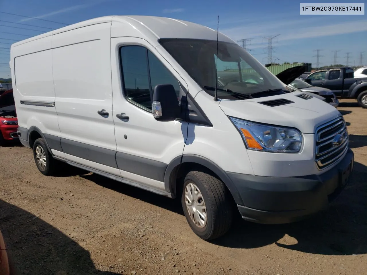 2016 Ford Transit T-350 VIN: 1FTBW2CG7GKB17441 Lot: 69176434