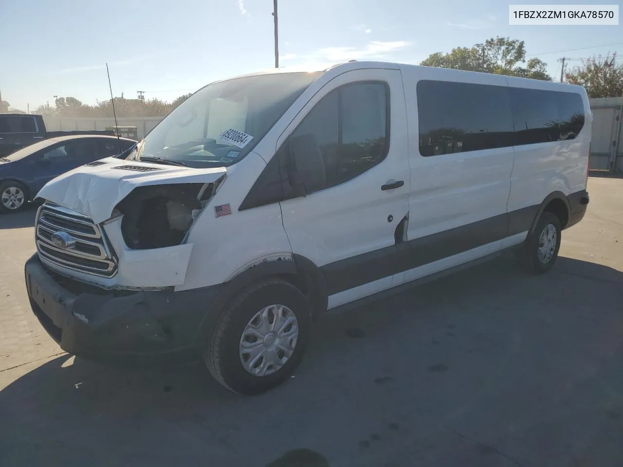 2016 Ford Transit T-350 VIN: 1FBZX2ZM1GKA78570 Lot: 69200664