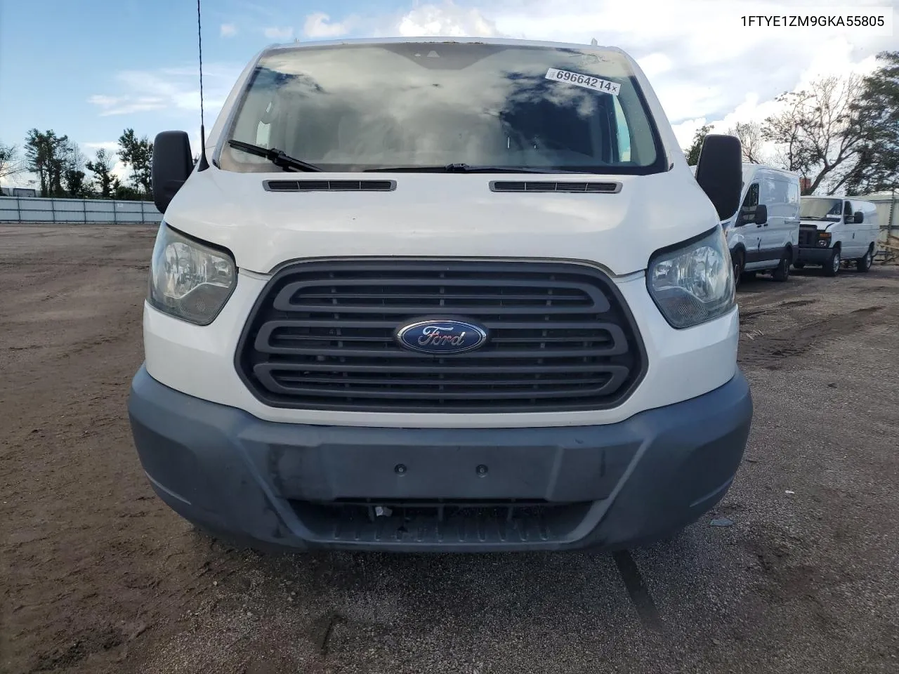 2016 Ford Transit T-150 VIN: 1FTYE1ZM9GKA55805 Lot: 69664214