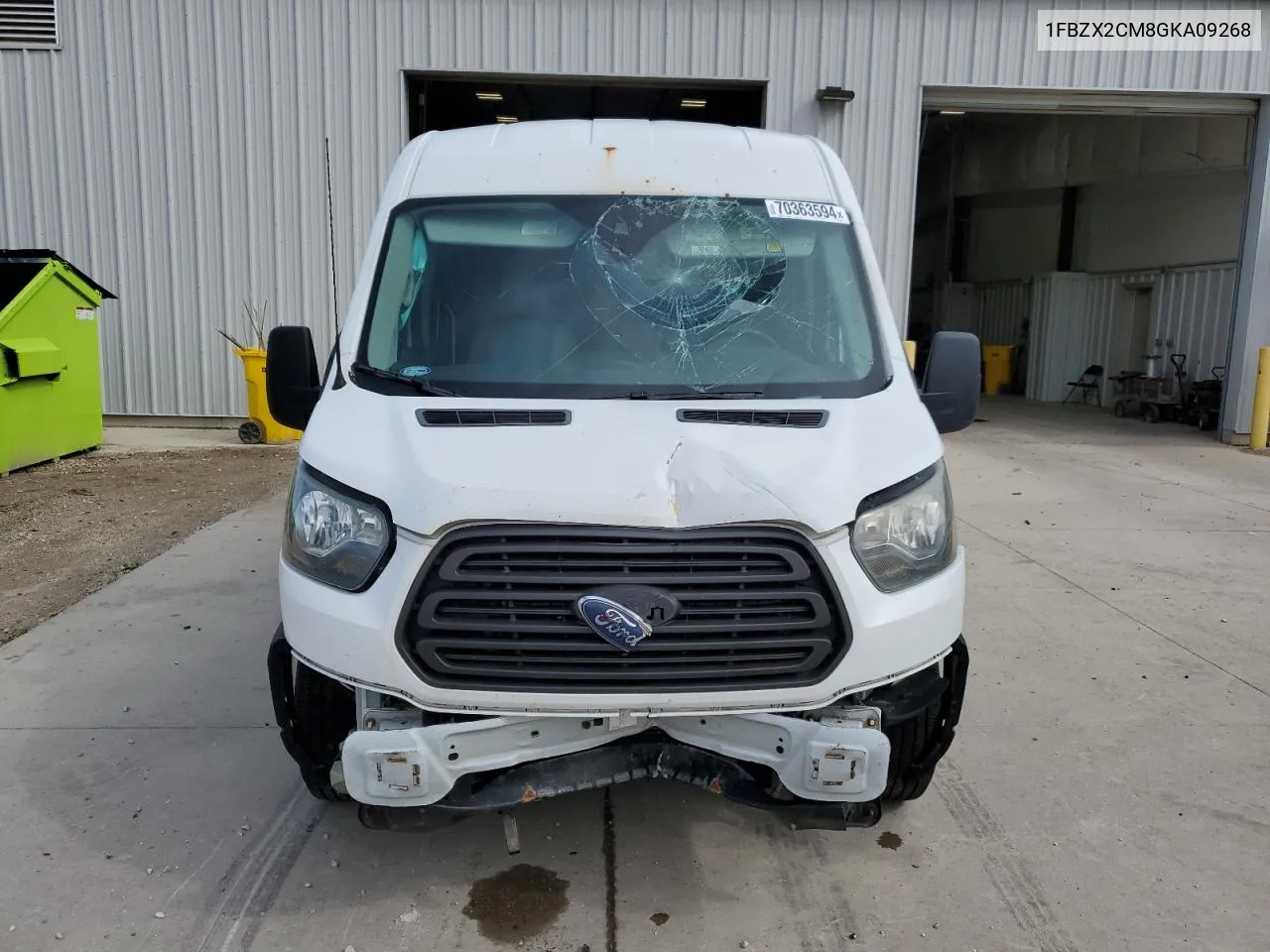 2016 Ford Transit T-350 VIN: 1FBZX2CM8GKA09268 Lot: 70363594