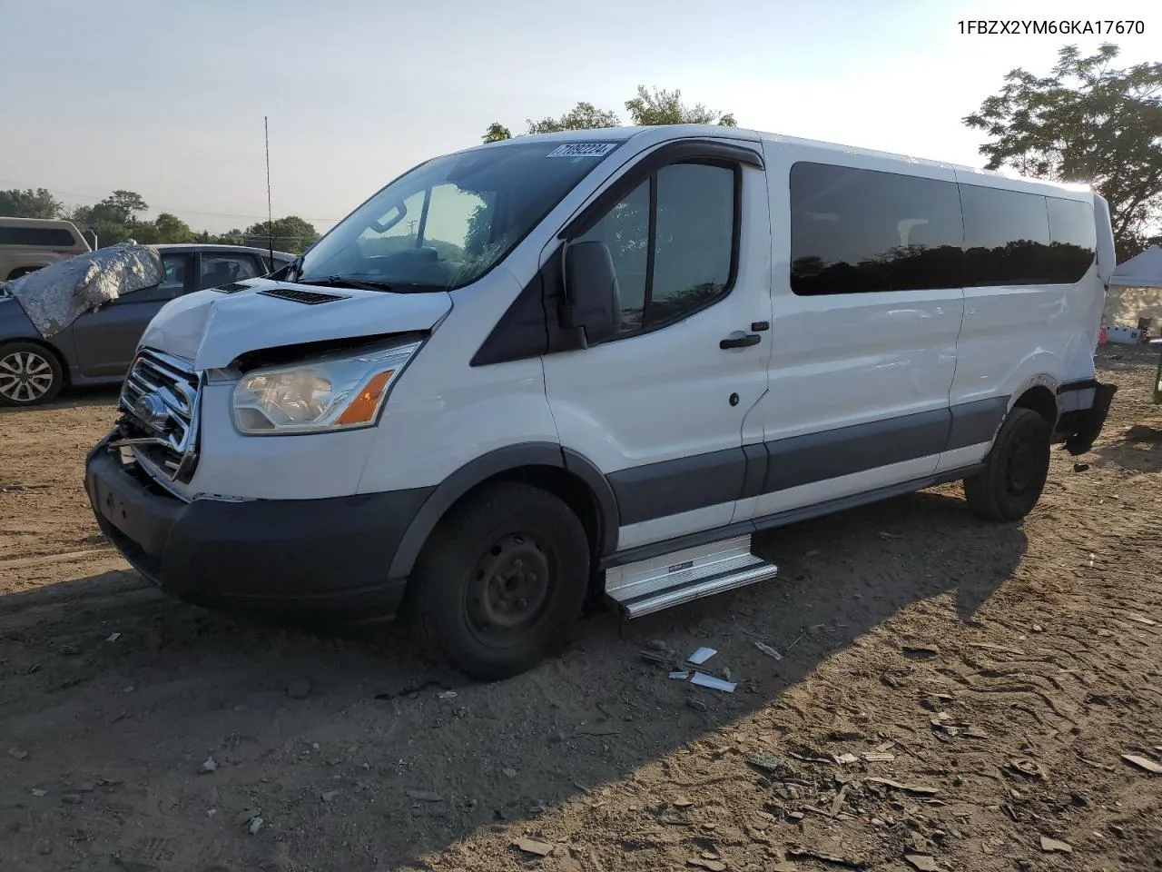 2016 Ford Transit T-350 VIN: 1FBZX2YM6GKA17670 Lot: 71092224