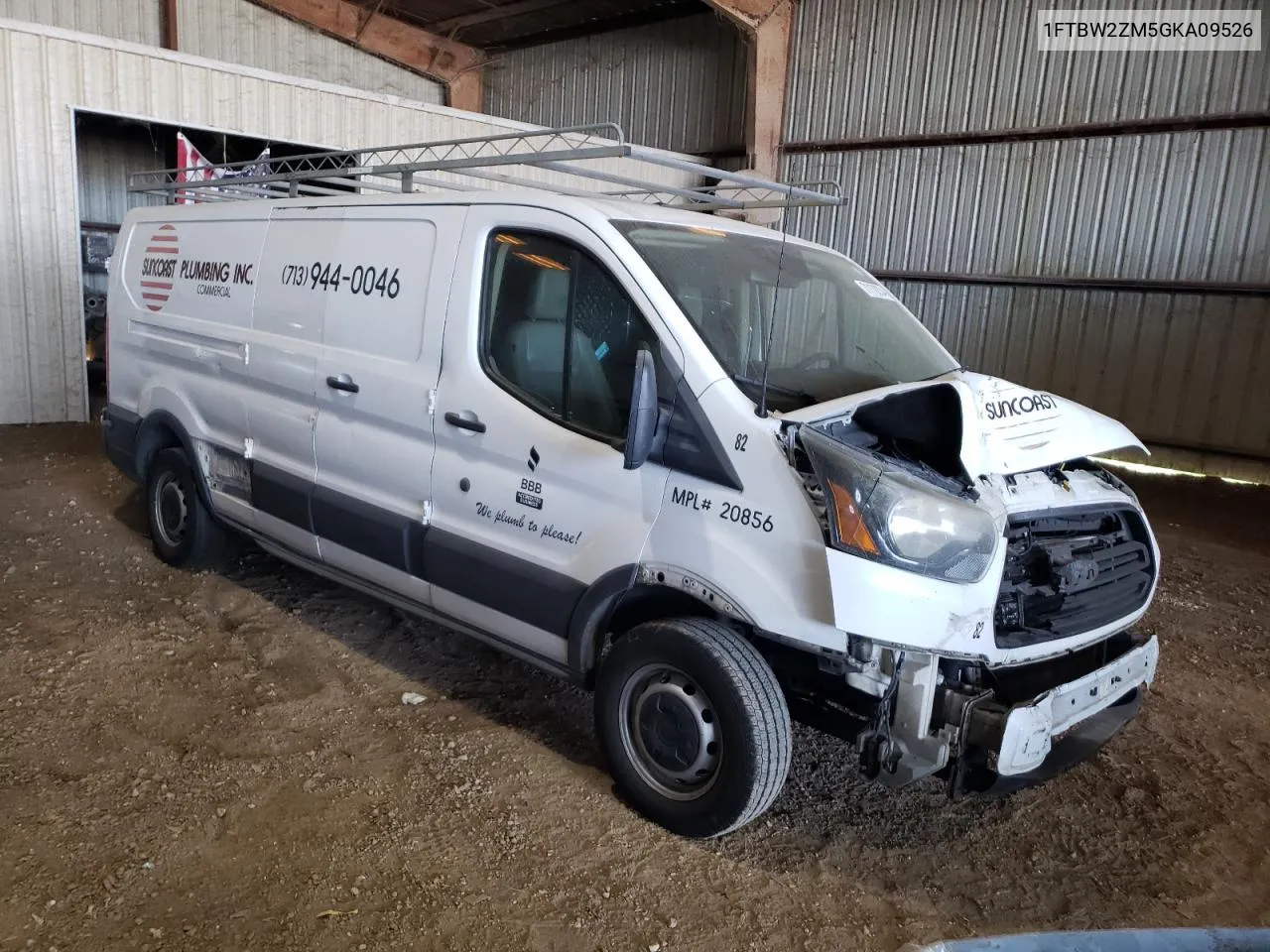 1FTBW2ZM5GKA09526 2016 Ford Transit T-350