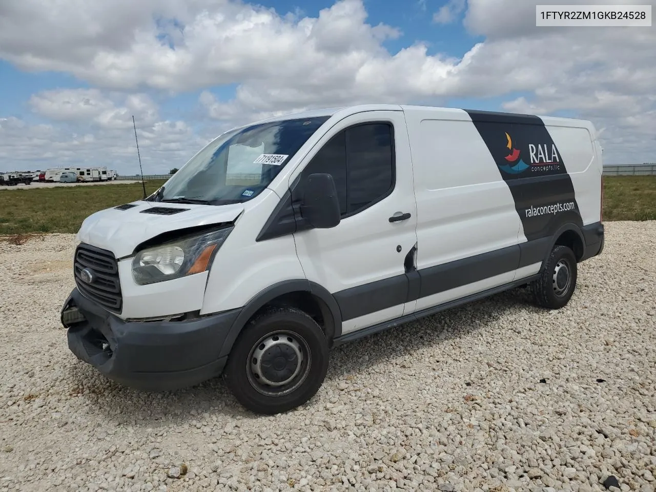 2016 Ford Transit T-250 VIN: 1FTYR2ZM1GKB24528 Lot: 71191504