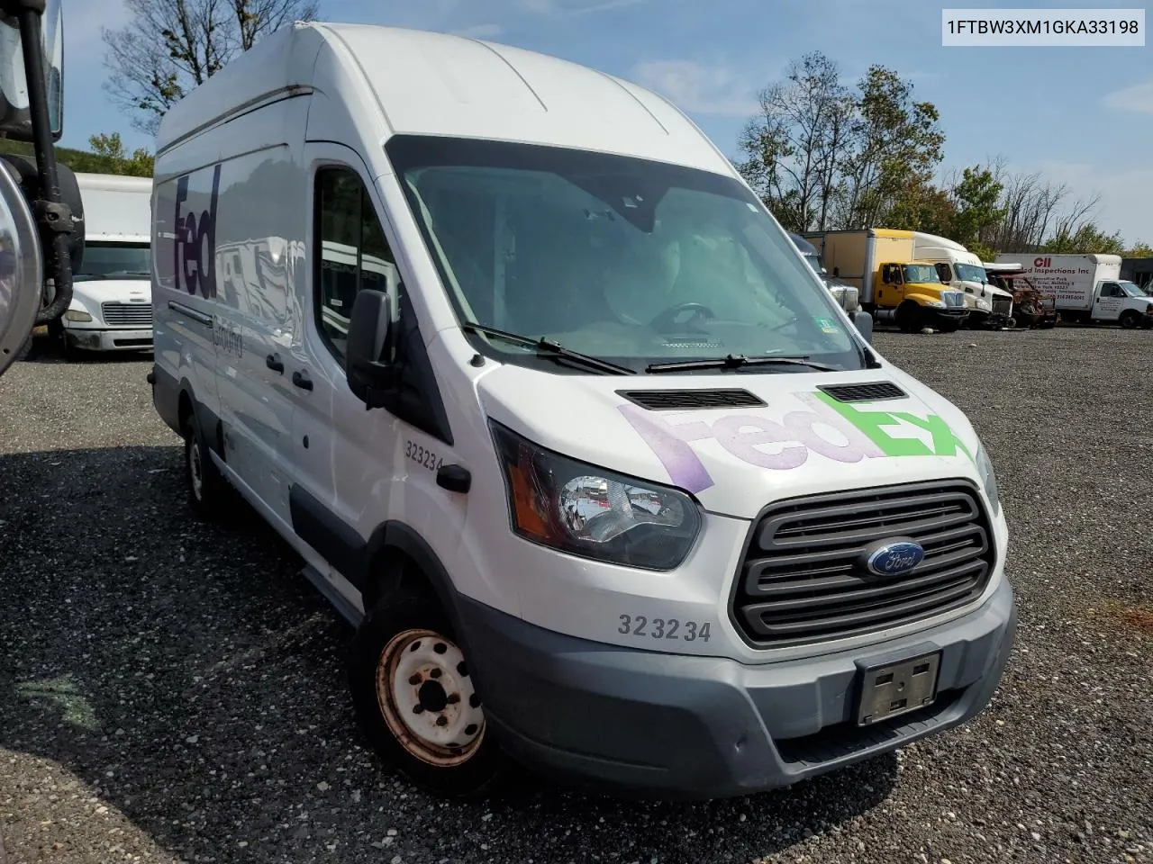 2016 Ford Transit T-350 VIN: 1FTBW3XM1GKA33198 Lot: 71608714