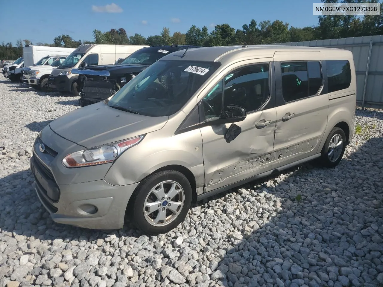 2016 Ford Transit Connect Xlt VIN: NM0GE9F7XG1273828 Lot: 71786014