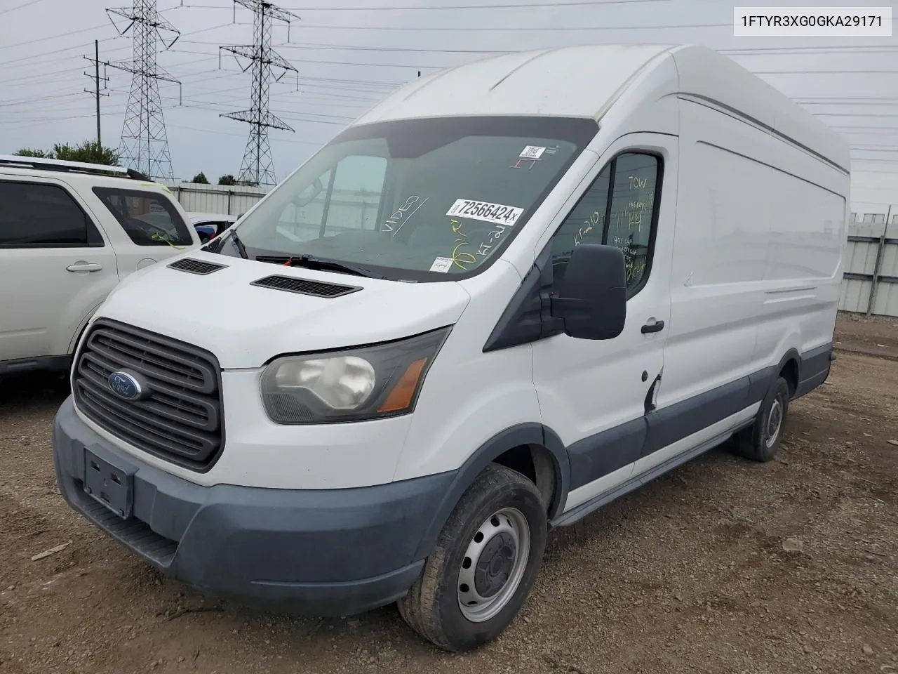 1FTYR3XG0GKA29171 2016 Ford Transit T-250