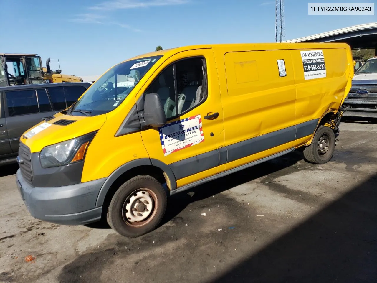 1FTYR2ZM0GKA90243 2016 Ford Transit T-250