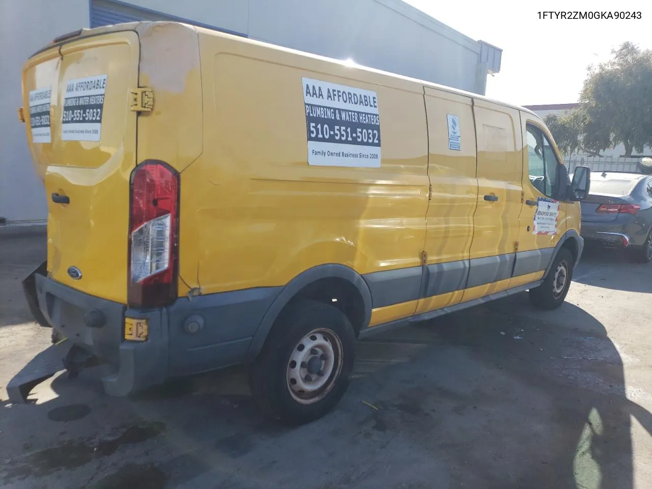 1FTYR2ZM0GKA90243 2016 Ford Transit T-250