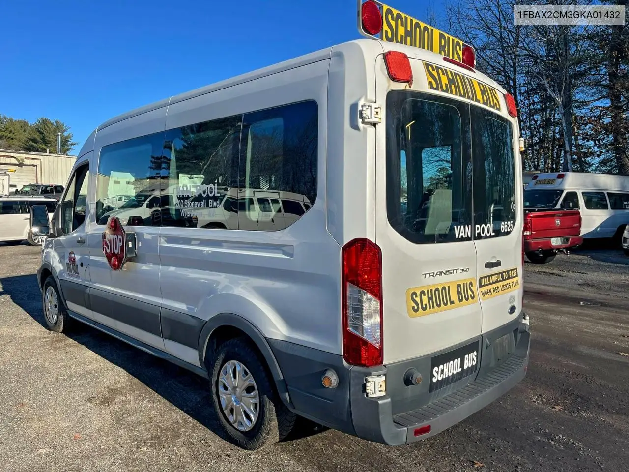 1FBAX2CM3GKA01432 2016 Ford Transit T-350