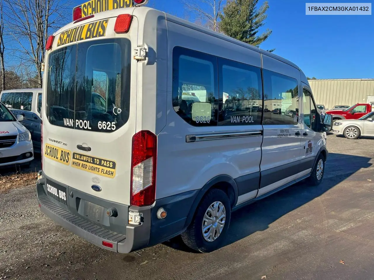 1FBAX2CM3GKA01432 2016 Ford Transit T-350