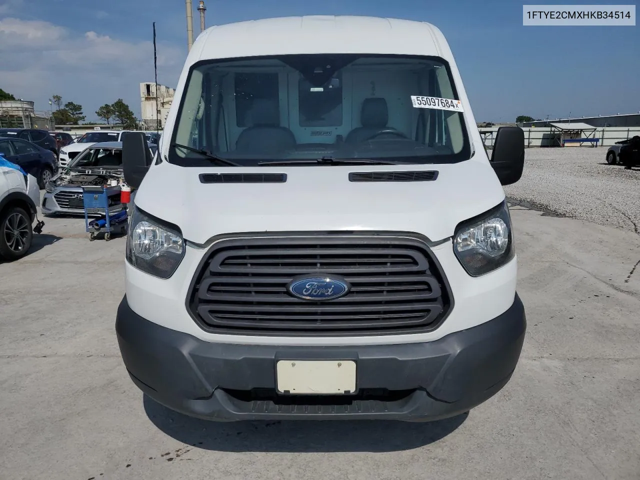 2017 Ford Transit T-150 VIN: 1FTYE2CMXHKB34514 Lot: 55097684