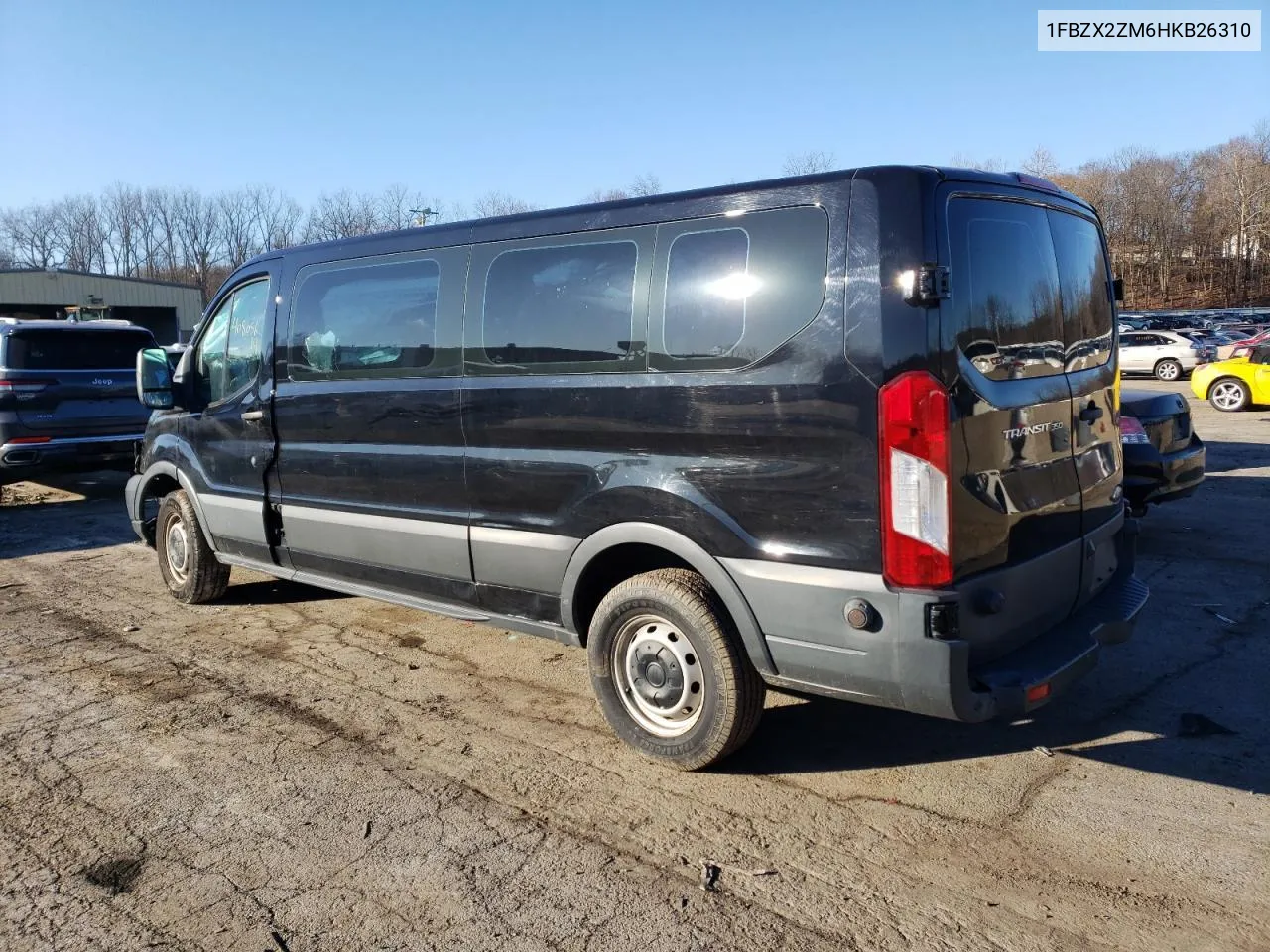 2017 Ford Transit T-350 VIN: 1FBZX2ZM6HKB26310 Lot: 57321074