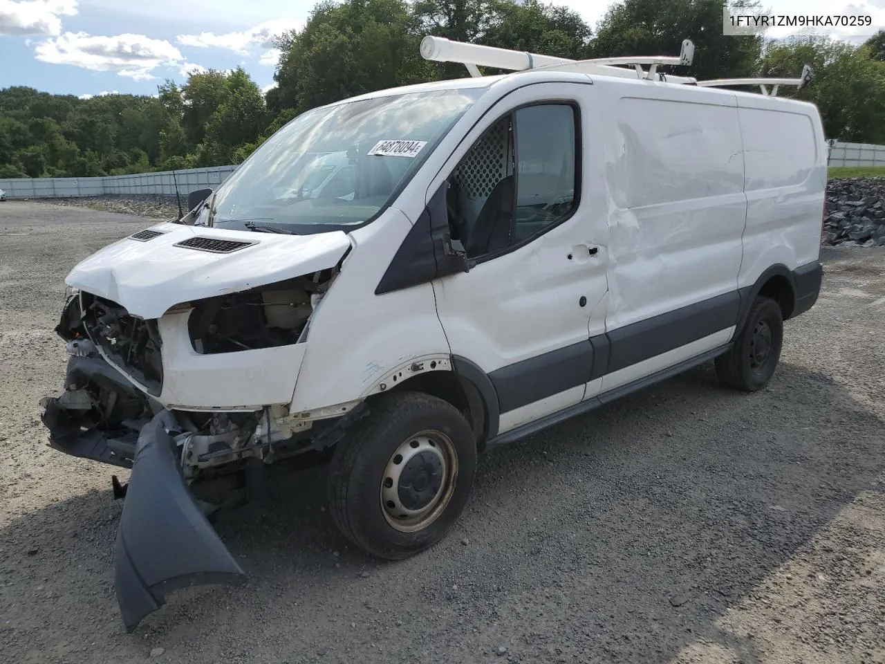 2017 Ford Transit T-250 VIN: 1FTYR1ZM9HKA70259 Lot: 64878094