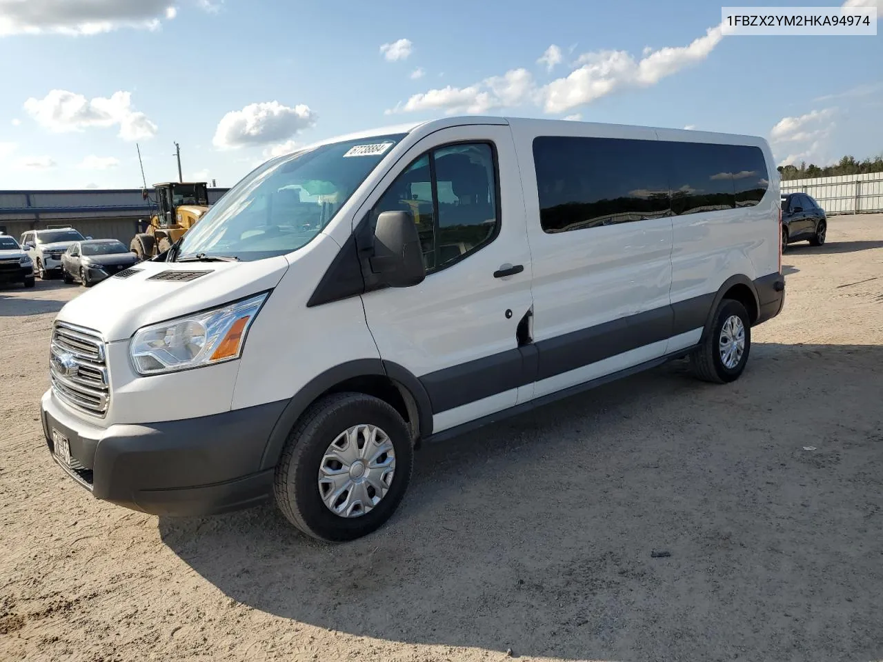 2017 Ford Transit T-350 VIN: 1FBZX2YM2HKA94974 Lot: 67738884