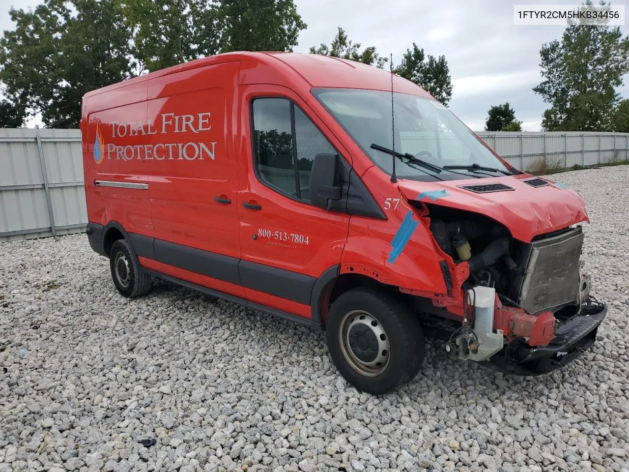 1FTYR2CM5HKB34456 2017 Ford Transit T-250