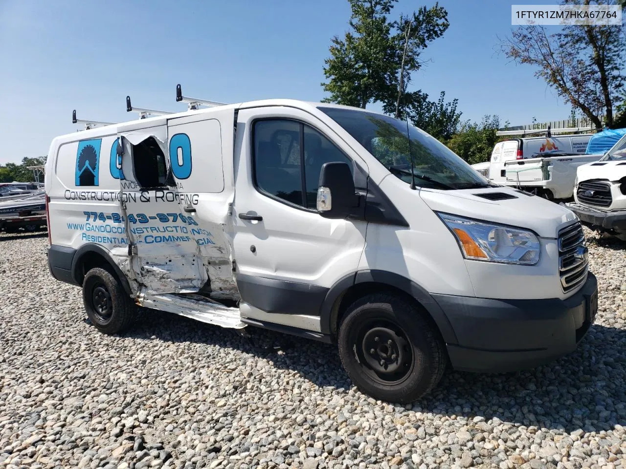 2017 Ford Transit T-250 VIN: 1FTYR1ZM7HKA67764 Lot: 68815824