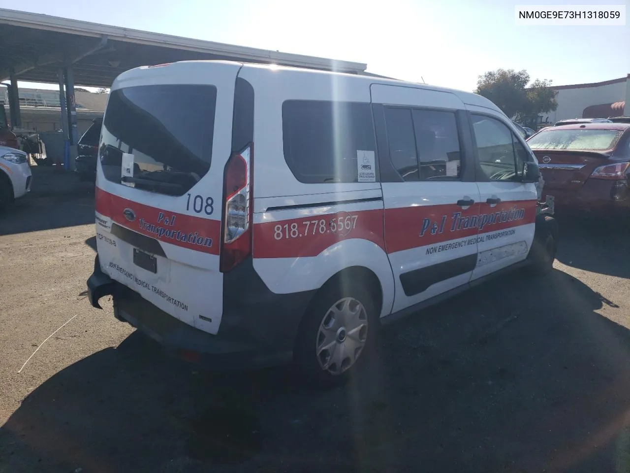 NM0GE9E73H1318059 2017 Ford Transit Connect Xl