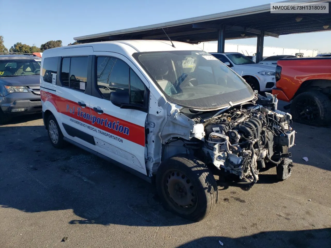 2017 Ford Transit Connect Xl VIN: NM0GE9E73H1318059 Lot: 70134634