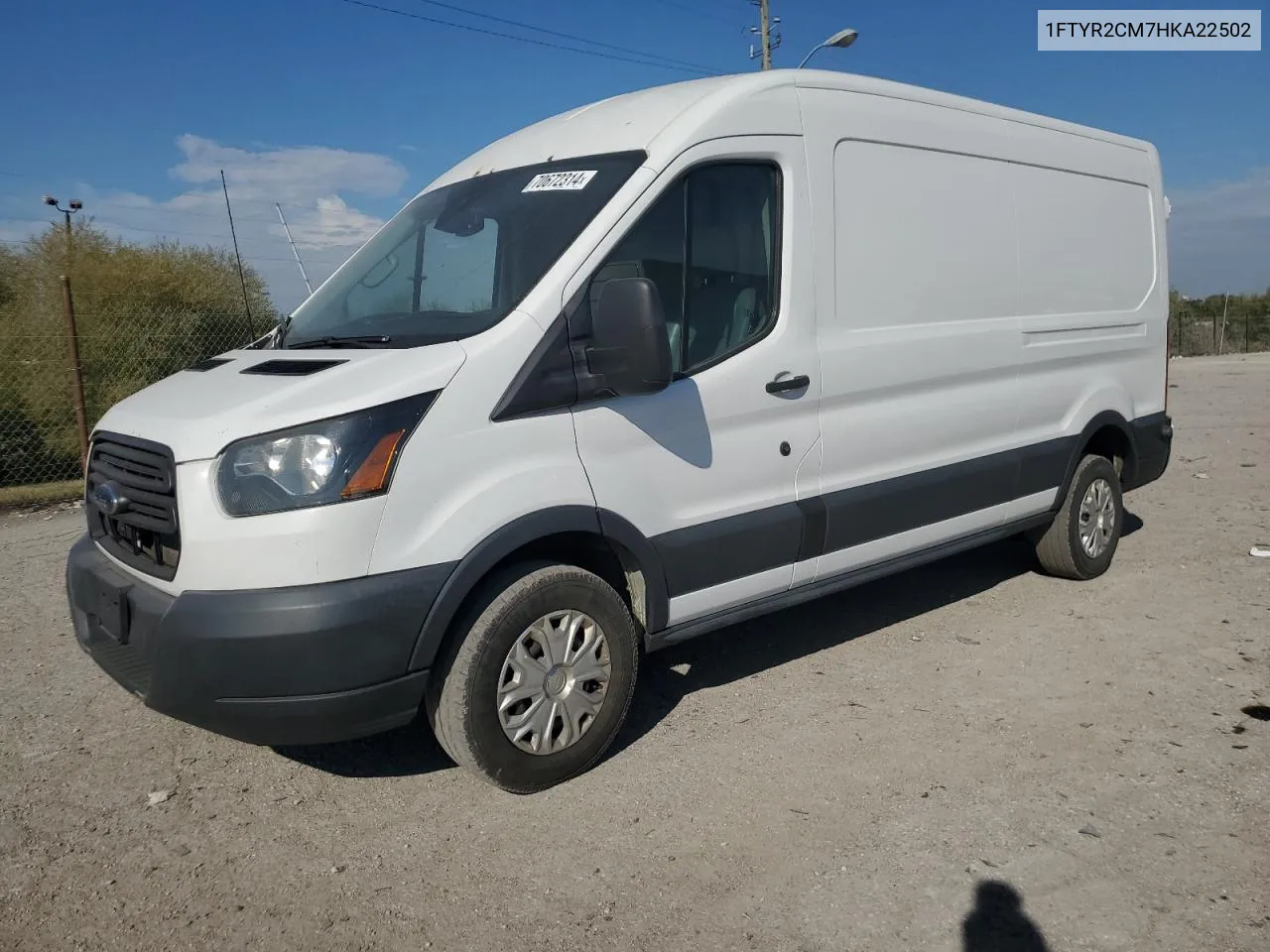 1FTYR2CM7HKA22502 2017 Ford Transit T-250