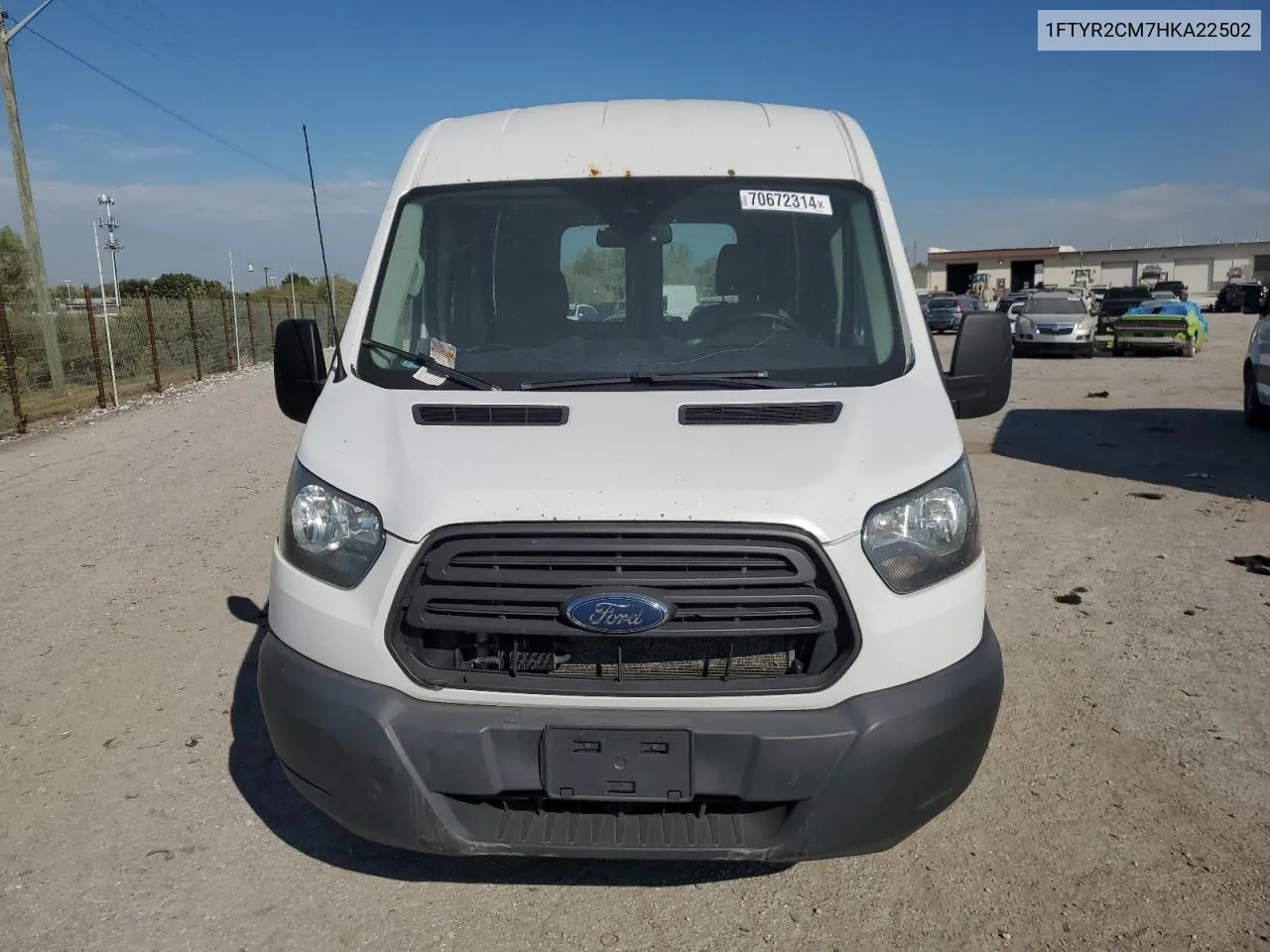 1FTYR2CM7HKA22502 2017 Ford Transit T-250