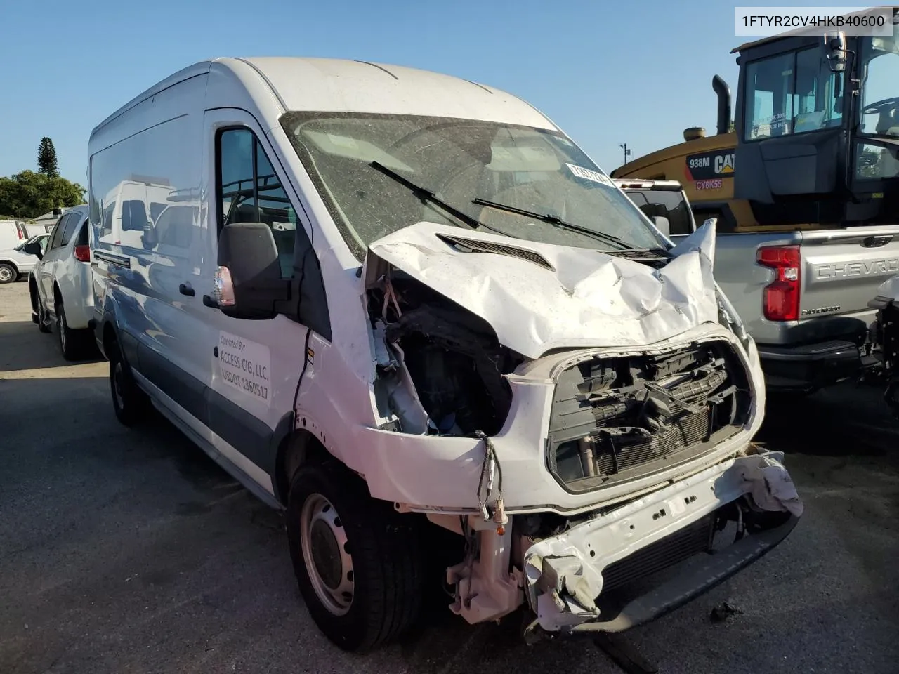 1FTYR2CV4HKB40600 2017 Ford Transit T-250