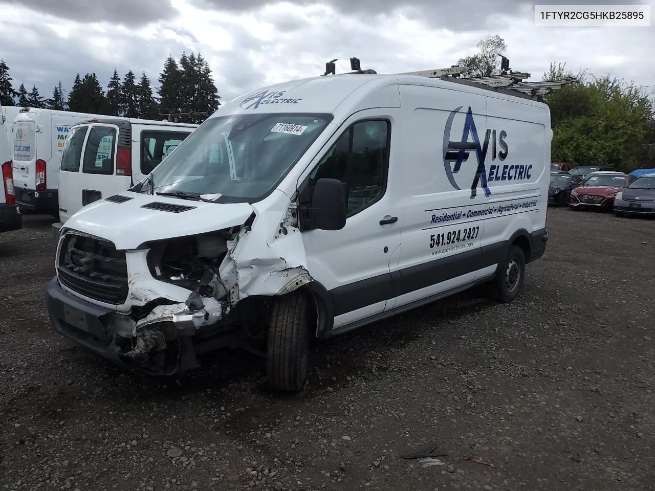 1FTYR2CG5HKB25895 2017 Ford Transit T-250