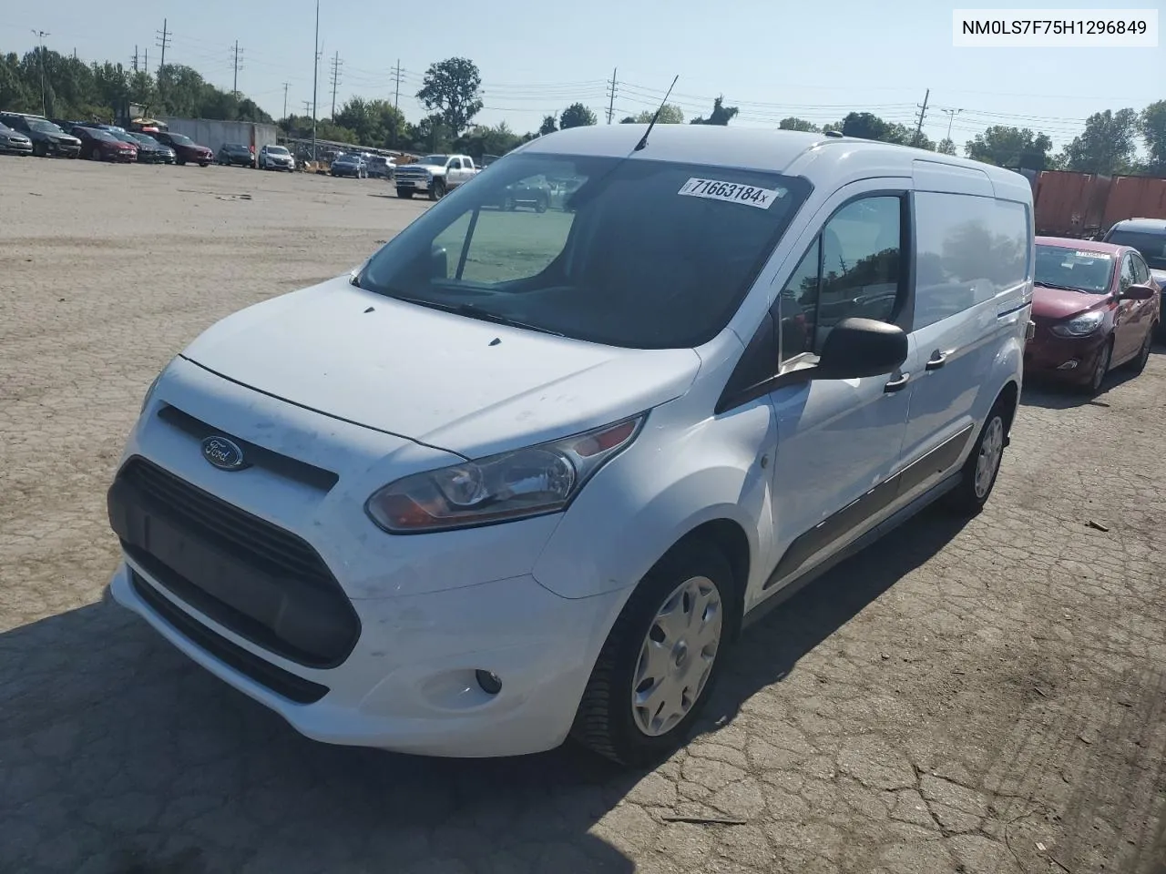 2017 Ford Transit Connect Xlt VIN: NM0LS7F75H1296849 Lot: 71663184