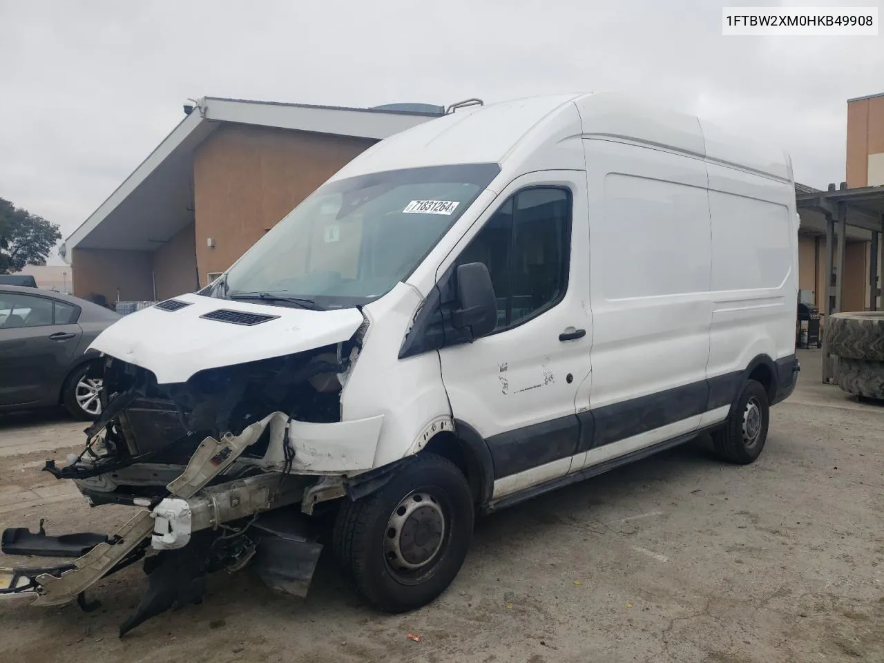 1FTBW2XM0HKB49908 2017 Ford Transit T-350