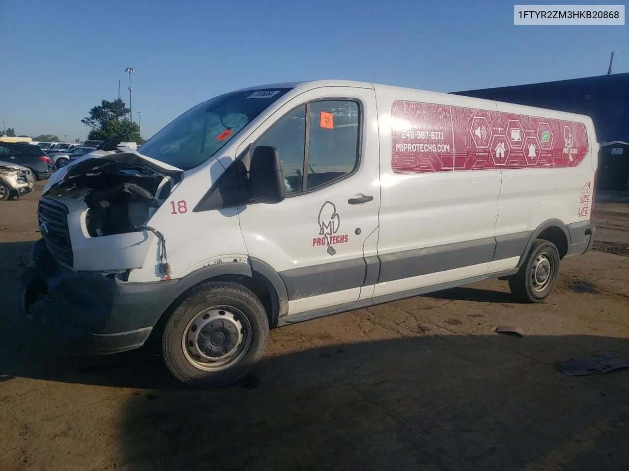 1FTYR2ZM3HKB20868 2017 Ford Transit T-250