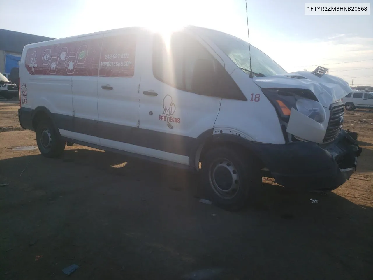 1FTYR2ZM3HKB20868 2017 Ford Transit T-250