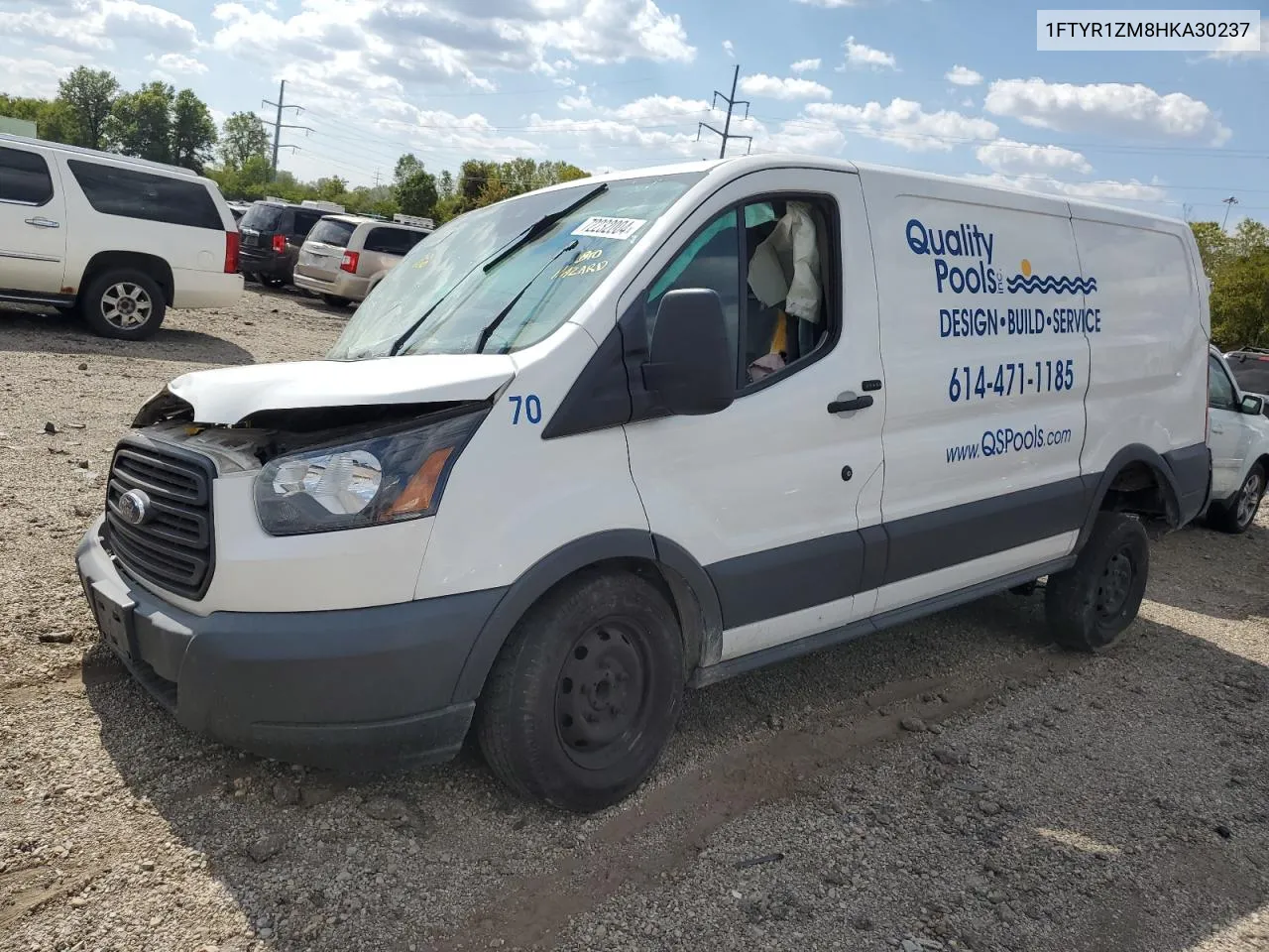 2017 Ford Transit T-250 VIN: 1FTYR1ZM8HKA30237 Lot: 72232004