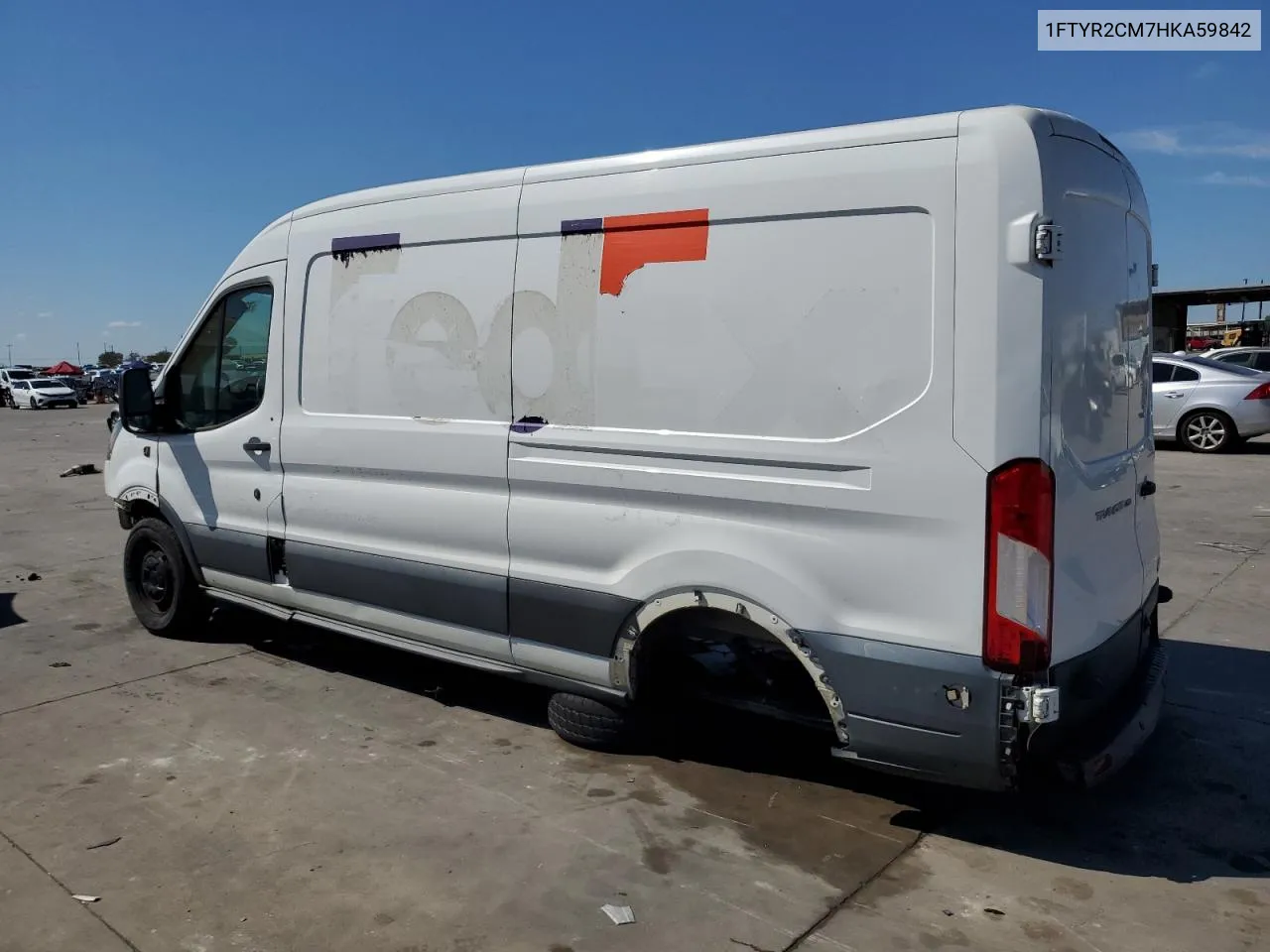 1FTYR2CM7HKA59842 2017 Ford Transit T-250